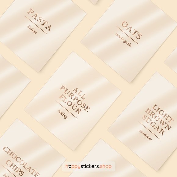 36 Labels • Academy Minimalist Pantry for Kitchen Storage • Organization Labels - Picture 17 of 17